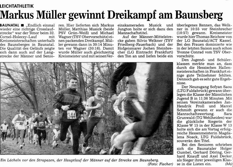 VL: Markus Müller gewinnt Dreikampf am Baunsberg