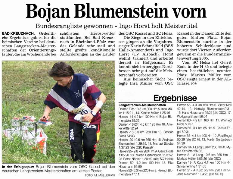 OL: Bojan Blumenstein vorn