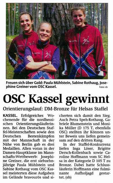 OL: OSC Kassel gewinnt